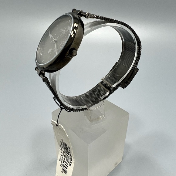 Skagen Womens Tanja Gunmetal Steel Mesh Watch SKW2829 - Picture 3 of 6